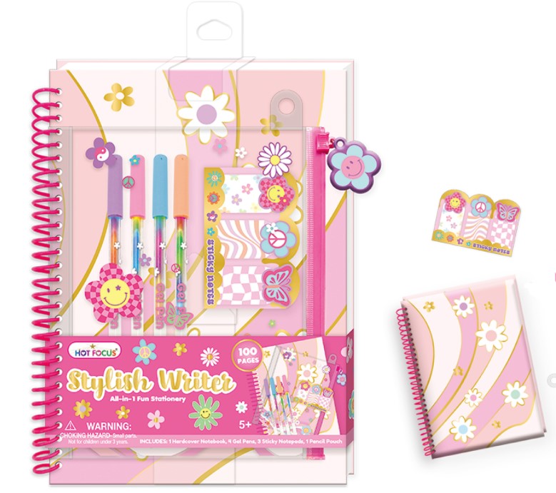 Hot Focus Groovy Flower Stylish Writer - Laadlee