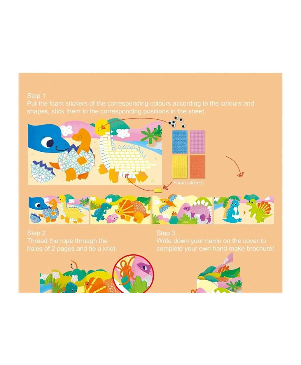 Avenir Create My First Story Book - Dinosaurs - Laadlee