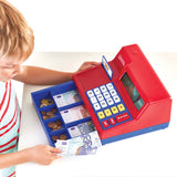 Learning Resources Pretend & Play Calculator Cash Register With Euro Money