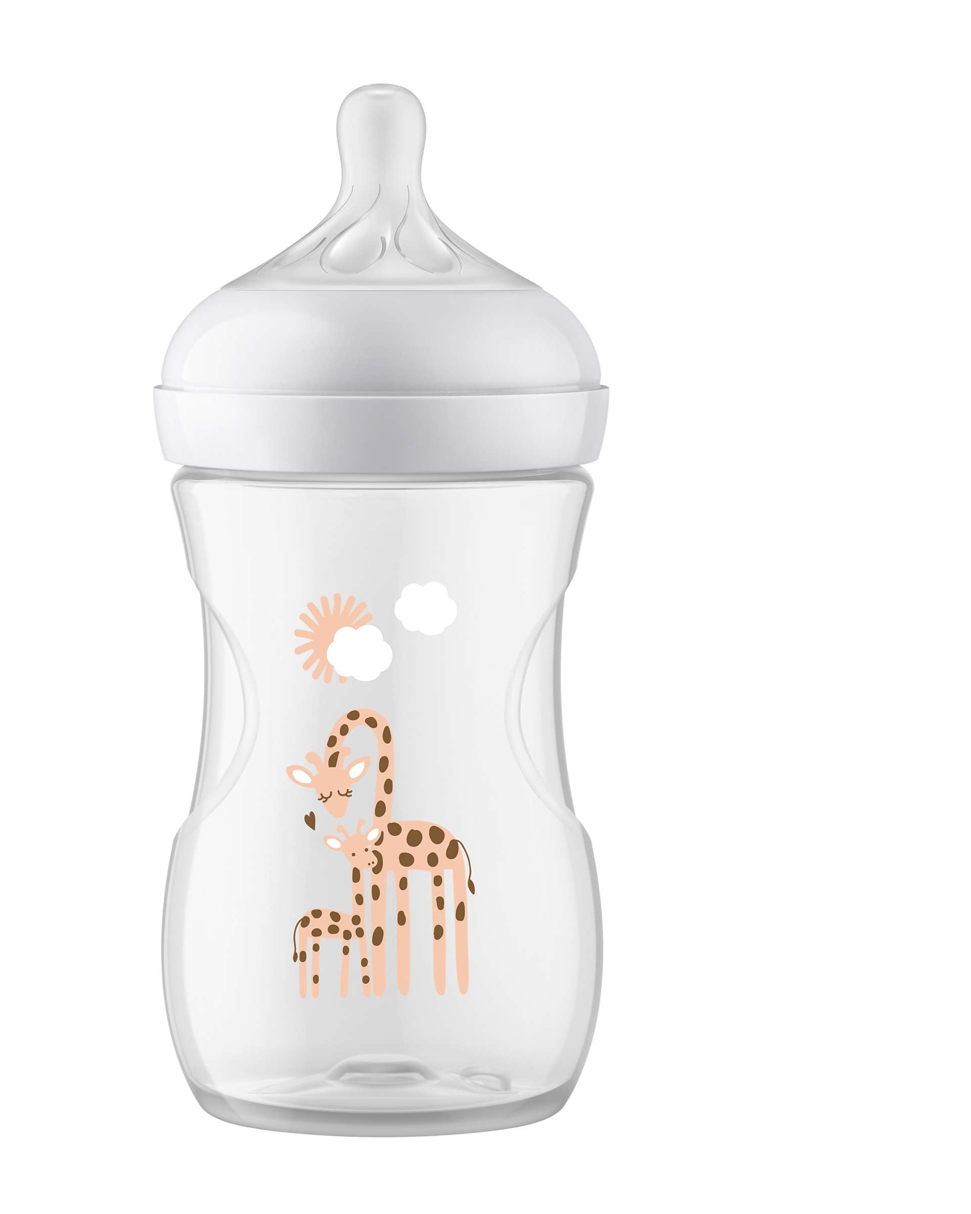 Philips Avent Natural 3.0 Feeding Bottle Deco 260ml - Giraffe - Laadlee