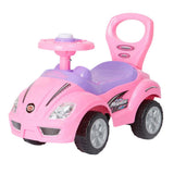 MYTS Mega Ride-On Push Car With Parent Handle And Safety Guard - Pink