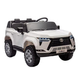 MYTS Kids Lexus GX550 Licensed Ride-On Jeep 12V - White