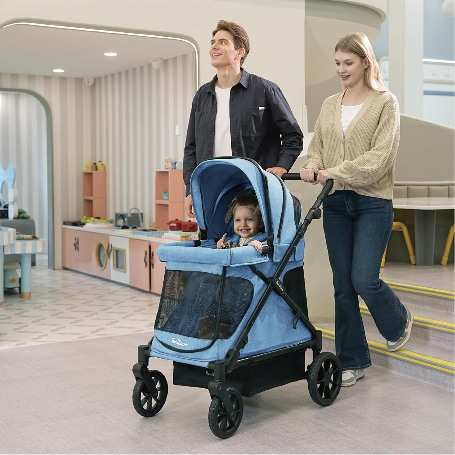 familidoo-q1-2-0-multi-use-wagon-stroller-denim-blue-9