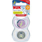 Nuk Space Night Silicone 6M-18M -  Pack of 2