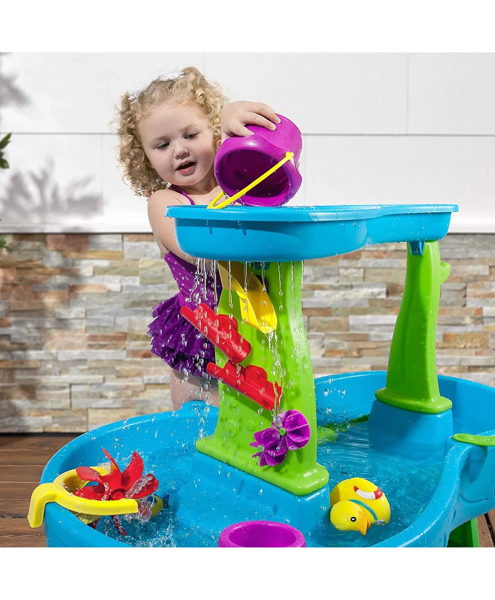 Step2 Rain Showers Splash Pond Water Table - Laadlee