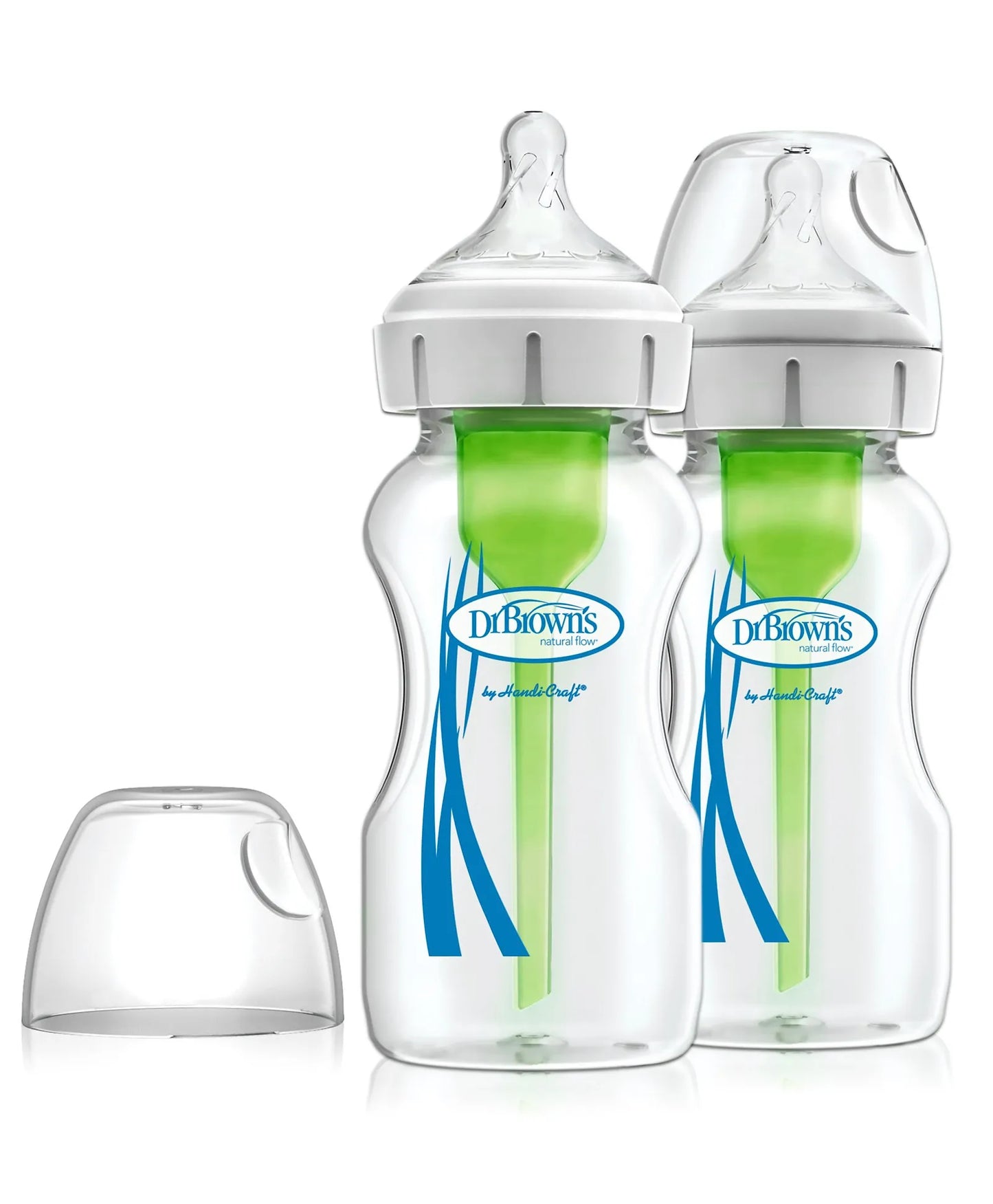 Dr. Brown's Glass Wide Neck Options+ Bottle 270ml - Pack of 2 - Laadlee