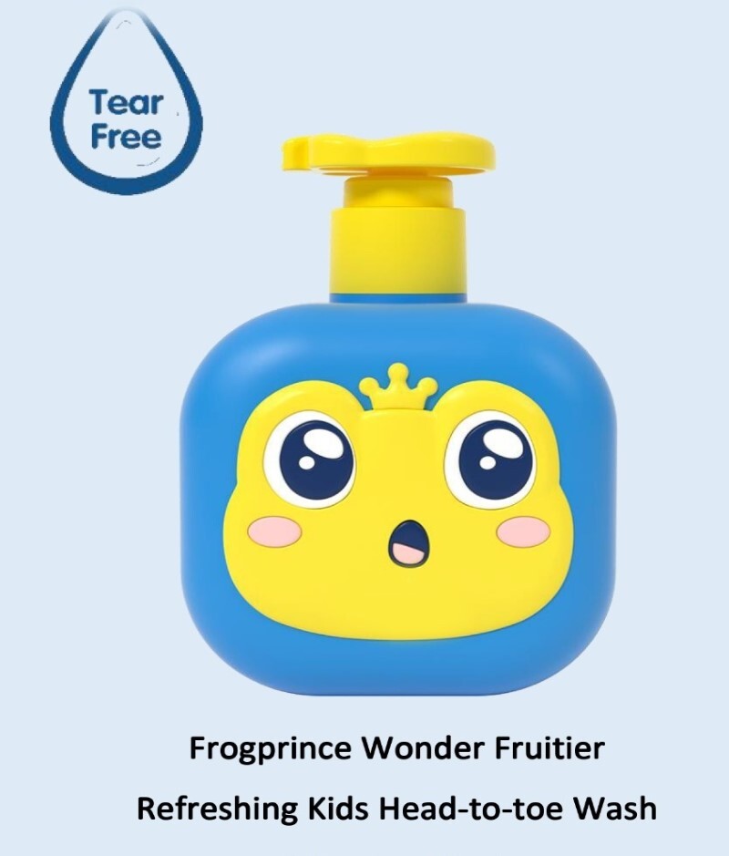 Pikkaboo Organic Tear-Free Baby Shampoo and Body Wash - Froggy