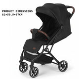 Teknum Travel Cabin Plus Stroller - Black