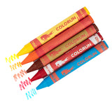 Deli Wax Crayon 11X98Mm Assorted EC20900