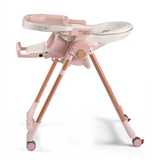 Peg Perego Prima Pappa Follow Me Multifunction High Chair - Mon Amour/ Pink