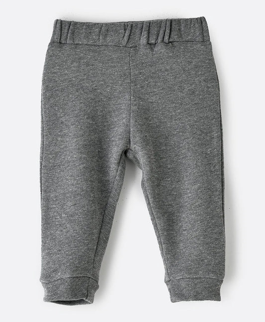 Jam Boys Solid Dark Grey Elastic Waist Joggers