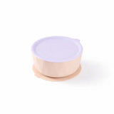 2angels-silicone-diamond-suction-baby-bowl-with-lid-350-ml-lavender-latte-1