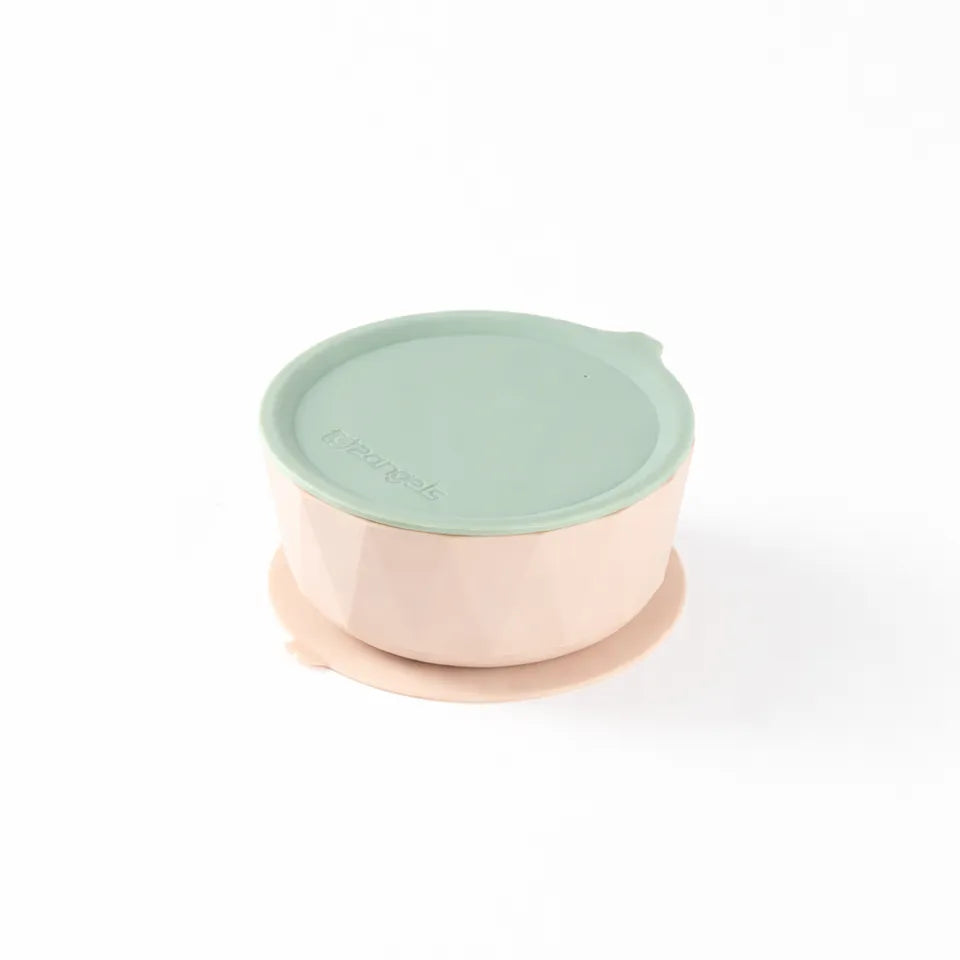 2angels-silicone-diamond-suction-baby-bowl-with-lid-350-ml-summer-leaf-latte-1
