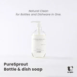 2angels PureSprout Bottle Cleanser & Dishwash Soap 800ml