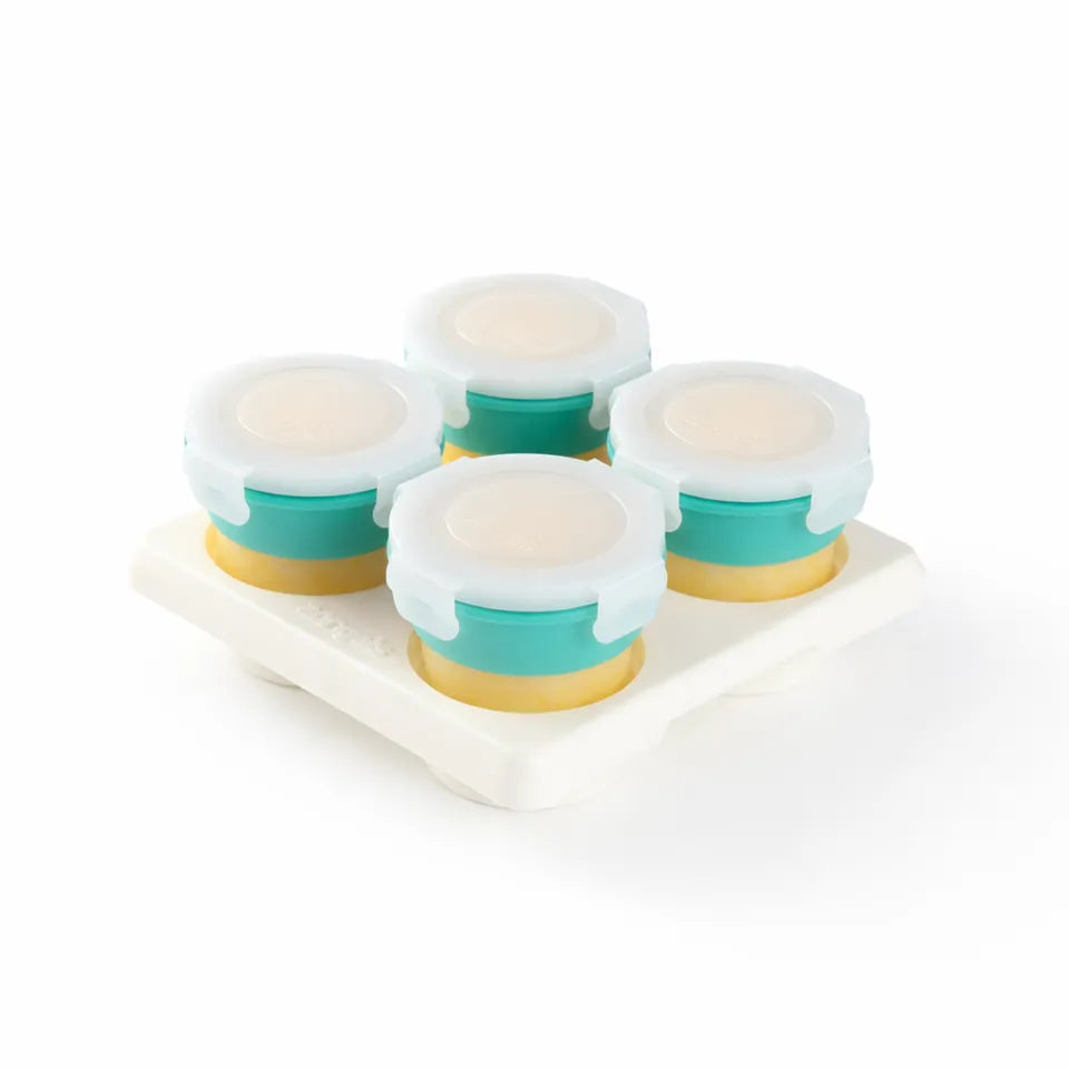 2angels-silicone-baby-food-storage-container-with-lid-summer-leaf-120ml-x-4-1