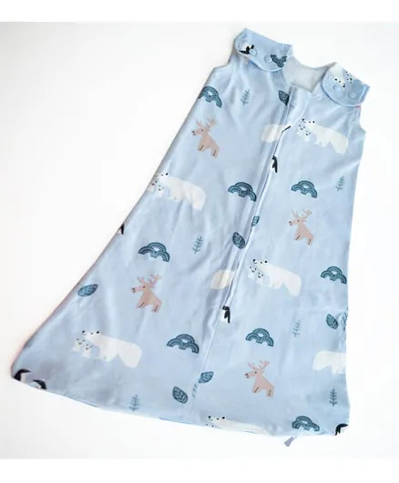 Tickle Tickle Organic Cotton Sleeping Bag | 78Cm - Snuggly SnowFluffs - Laadlee