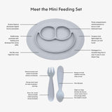 ezpz Mini Feeding Set - Grey
