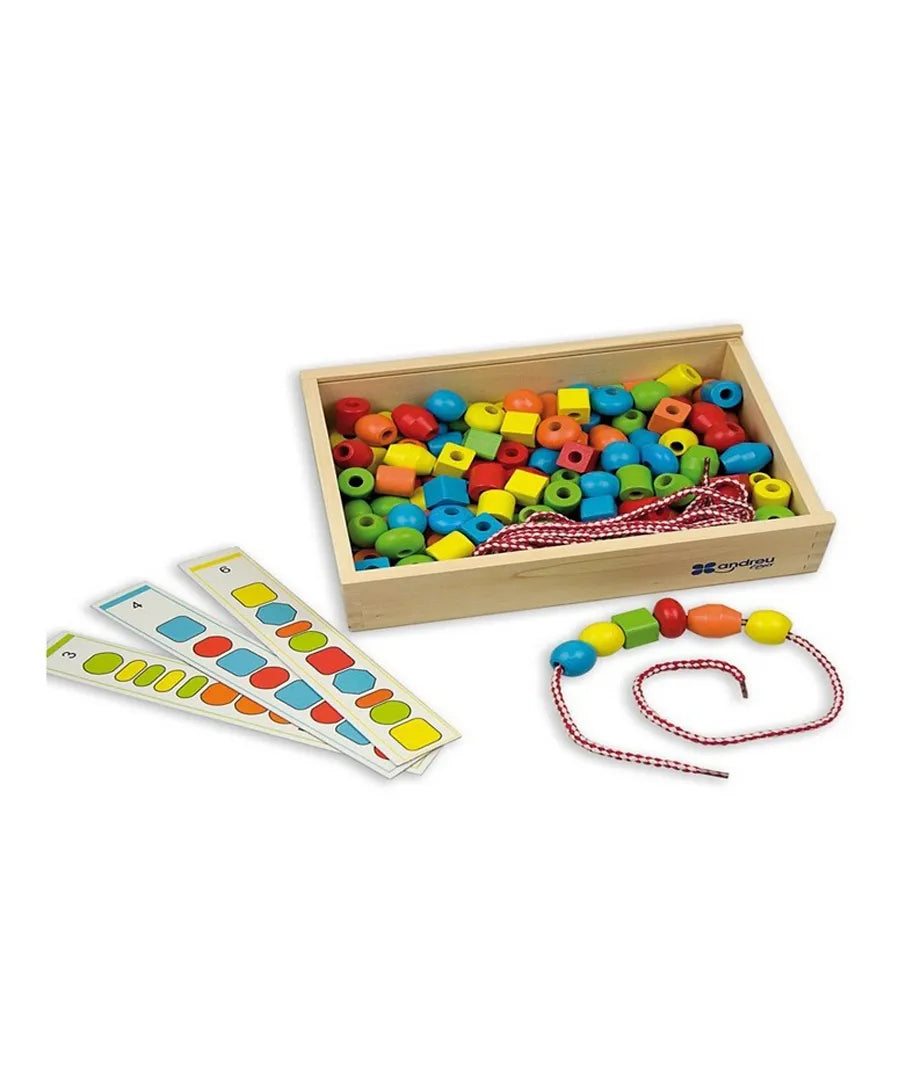 Andreu Toys Threading Shapes - Laadlee