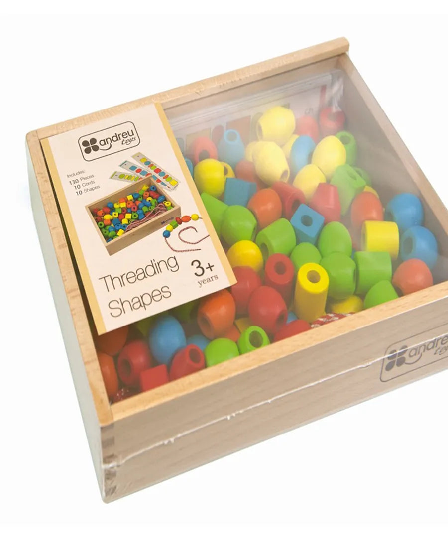 Andreu Toys Threading Shapes - Laadlee