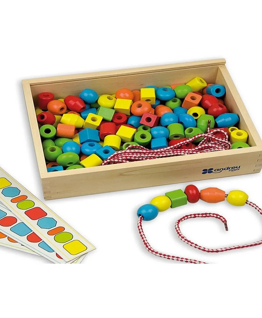 Andreu Toys Threading Shapes - Laadlee