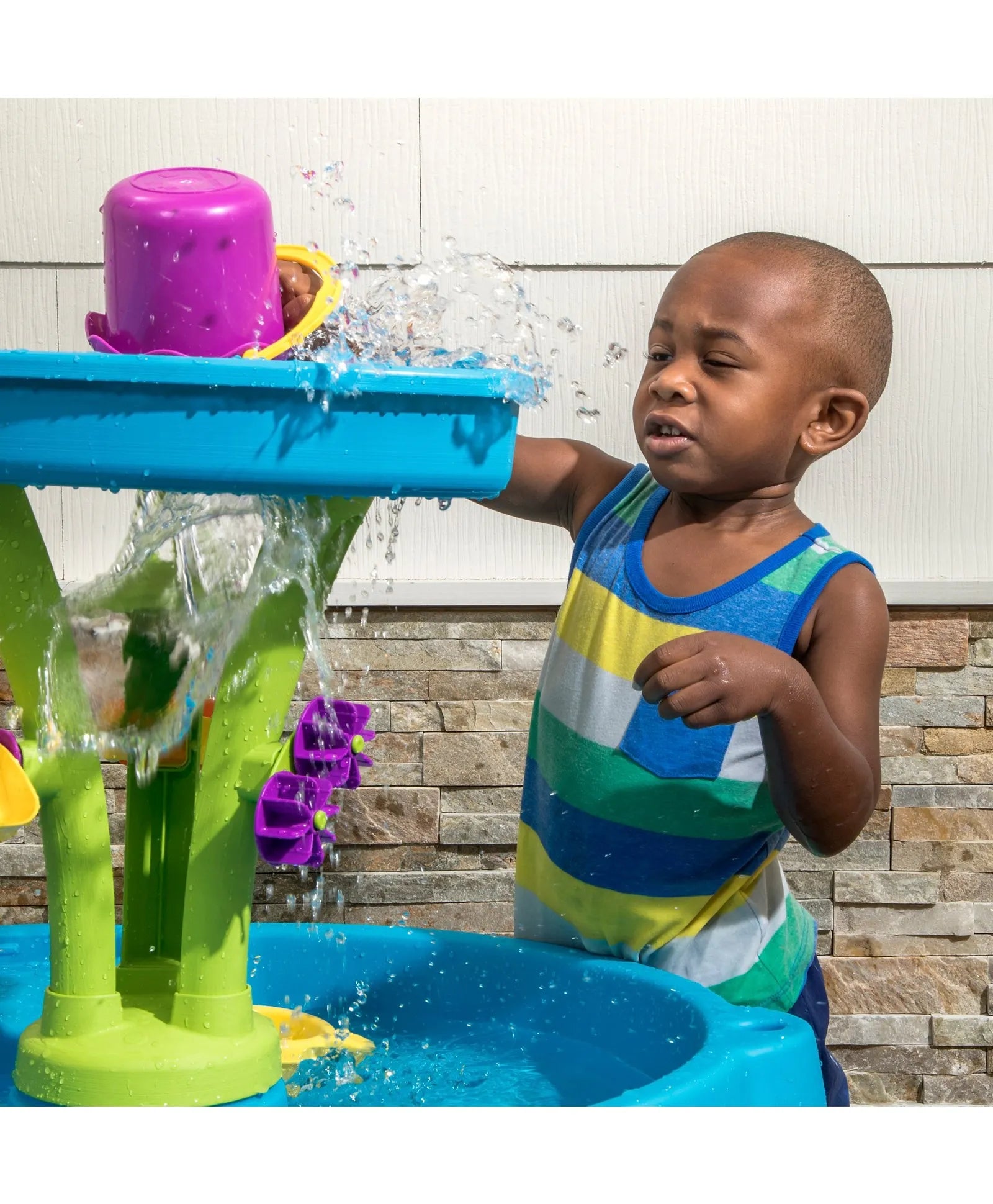 Step2 Summer Showers Splash Tower Water Table - Laadlee