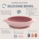 Bibado Silicone Suction Bowl - Mist