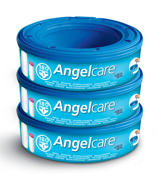 Angelcare Nappy Disposal System - Refill Cassettes 3-Pack