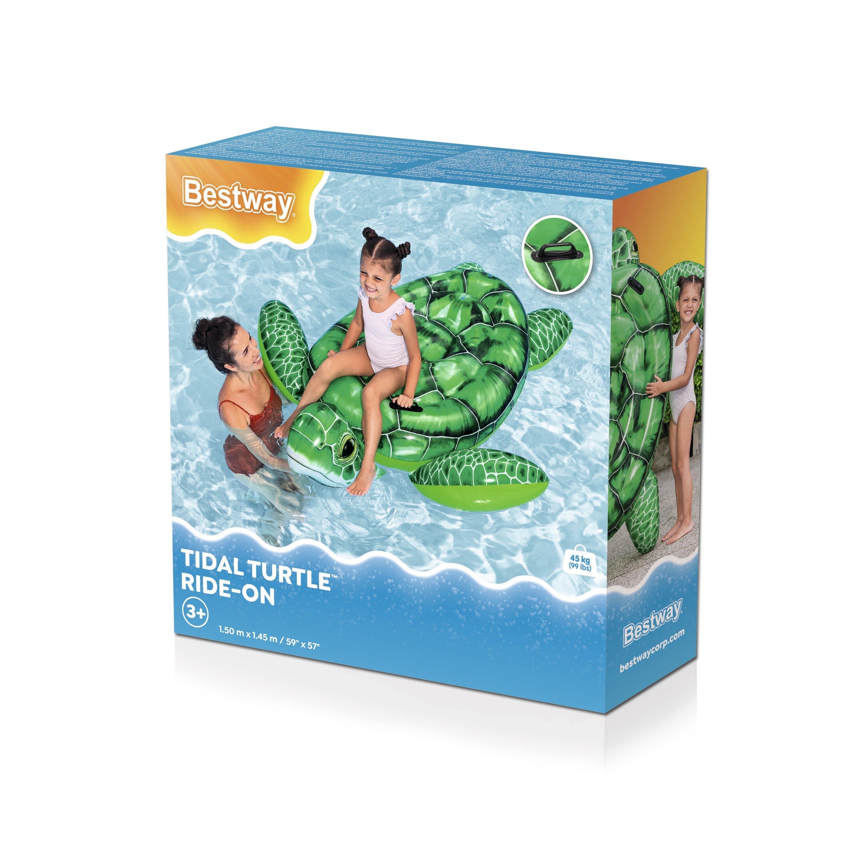 bestway-rider-tidal-turtle-pool-float-2