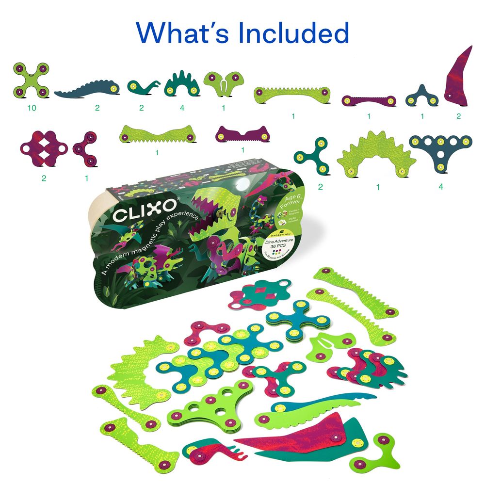 clixo-magnetic-building-set-dino-adventure-pack-36pcs-8