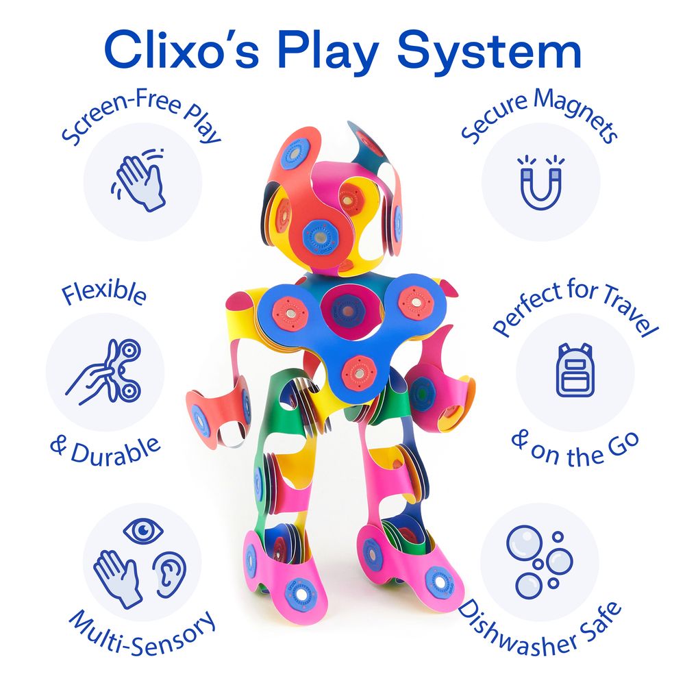 clixo-magnetic-building-set-rainbow-pack-42pcs-5
