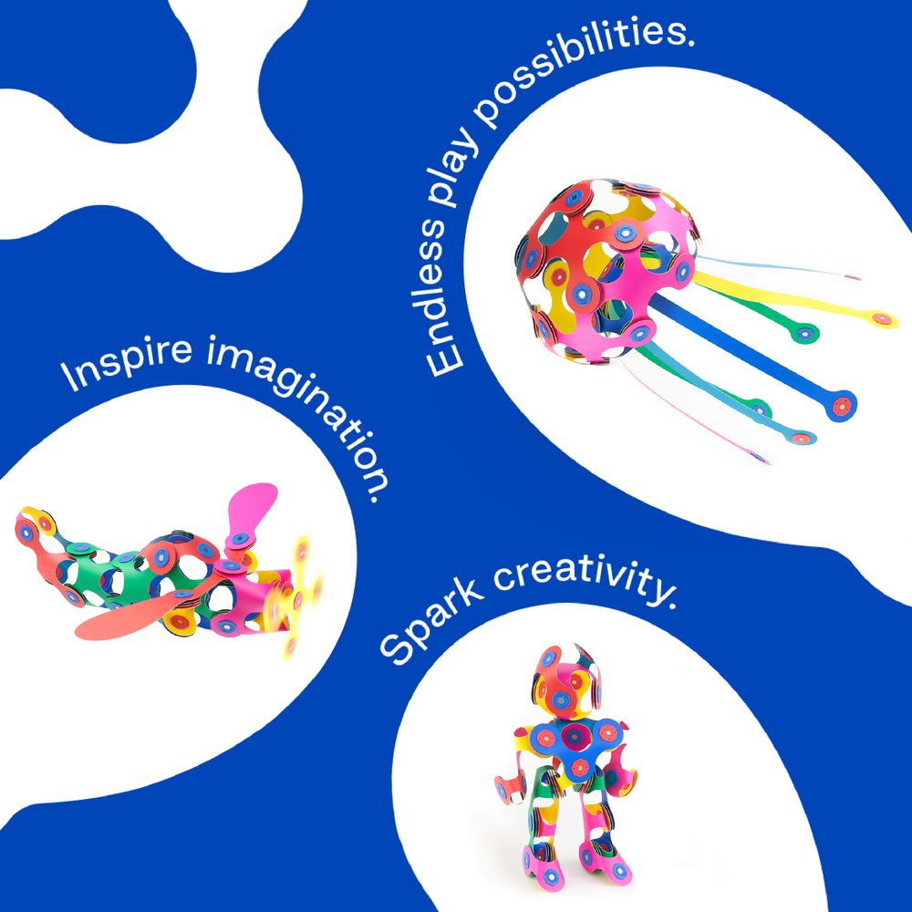 clixo-magnetic-building-set-super-rainbow-pack-60pcs-5