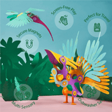 clixo-magnetic-building-set-tropical-birds-pack-30pcs-4