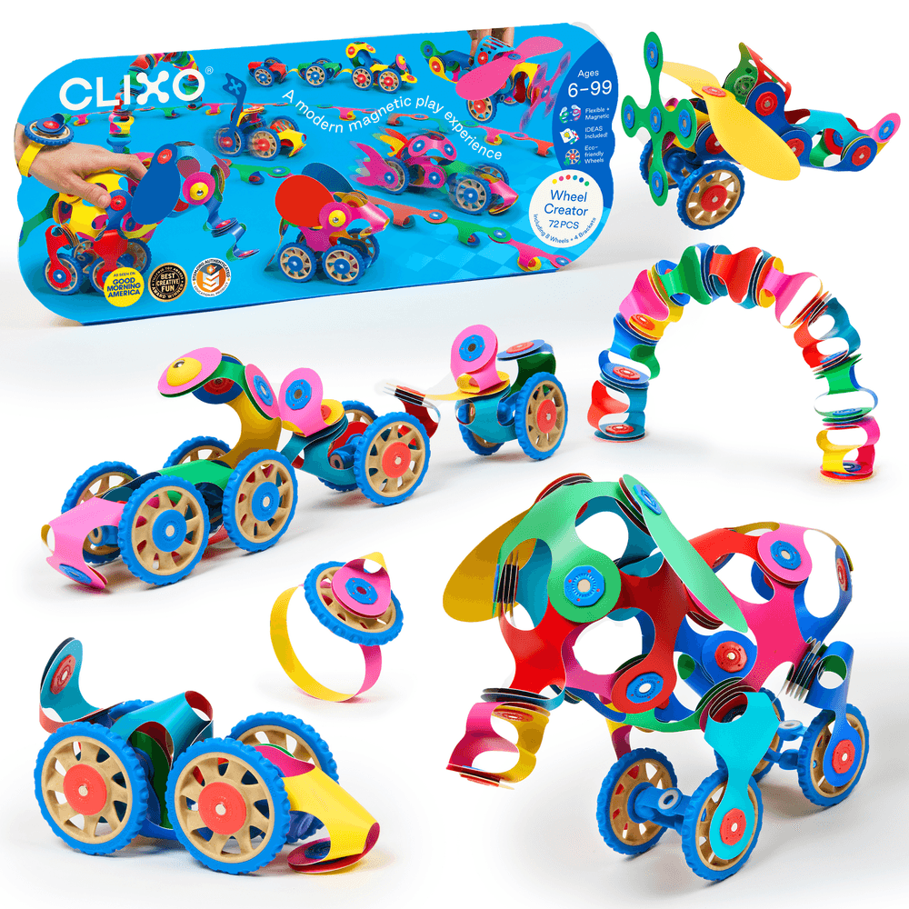 clixo-magnetic-building-set-wheel-creator-pack-72pcs-2