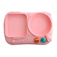 Marcus & Marcus - Creativplate With Suction - Little Chef - Pink - Laadlee