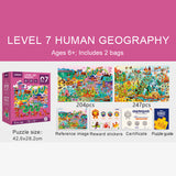 Mideer Geography Puzzle From Advanced Puzzles Series