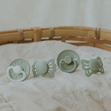 Frigg Baby's First Pacifier 0M-6M Pack of 4 Moonlight Sailing / Sage - Size 1