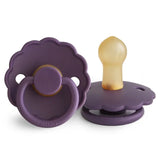 Frigg Daisy Latex Baby Pacifier 0M-6M ,Pack of 1 , Violet Dream - Size 1