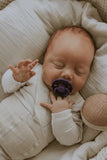 Frigg Daisy Silicone Baby Pacifier 0M-6M ,Pack of 1 , Violet Dream - Size 1