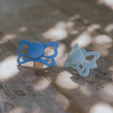 Frigg Butterfly Anatomical Silicone Baby Pacifier 0M-6M ,Pack of 1 , Ocean View - Size 1