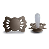 Frigg Lucky Symmetrical Silicone Baby Pacifier 0M-6M ,Pack of 1 , Portobello - Size 1