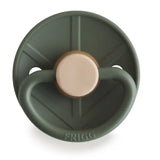 Frigg Little Viking Latex Baby Pacifier 6M-18M ,Pack of 1 , Ragnar Olive - Size 2