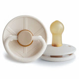 Frigg Little Viking Latex Baby Pacifier 6M-18M ,Pack of 1 , Sigrid Cream - Size 2