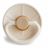 Frigg Little Viking Latex Baby Pacifier 0M-6M ,Pack of 1 , Sigrid Cream - Size 1