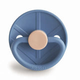 Frigg Little Viking Silicone Baby Pacifier 0M-6M ,Pack of 1 , Harald Ocean View - Size 1