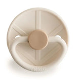 Frigg Little Viking Silicone Baby Pacifier 6M-18M ,Pack of 1 , Sigrid Cream - Size 2