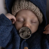 Frigg Round Latex Baby Pacifier 6M-18M Pack of 4 Crystal Sparkle - Size 2