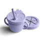 Bimbly Multi-Use Silicone Cup 3 In 1 - Purple