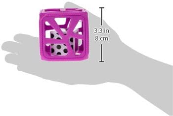 Malarkey Kids Chew Cube Easy Grip Teether Rattle - Purple - Laadlee
