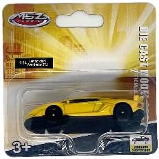 MSZ Lamborghini SVJ Car 1:64 Die-Cast Replica - Yellow - Laadlee