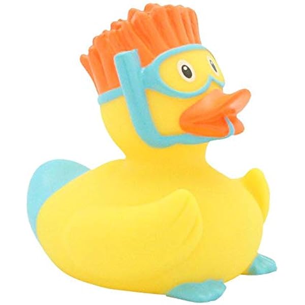 Lilalu Bath Toy Snorkeler Duck - Yellow